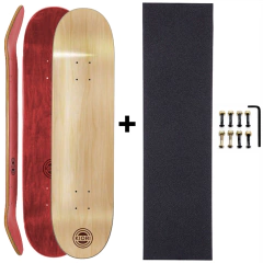 Kit de manutenção - shape maple canadense 7.75" importado com lixa e parafuso de base