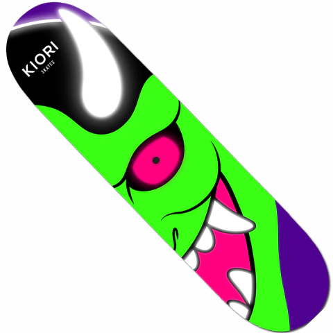 Shape Kiori Skates Maple -Mask hannya Green - 8.0"