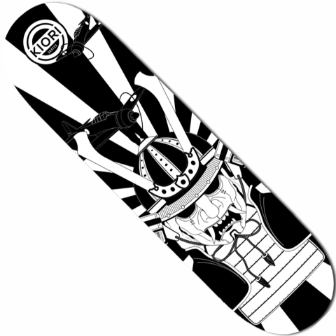 Shape maple Kiori Skates - Samurai Flag Black 7.75"