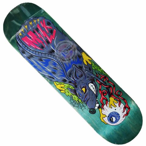 Shape maple canadense - Milk skateboards 8.25" - Ratones Rat green