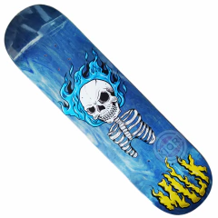 Shape maple canadense - Milk skateboards 8.0" - Ratones Burning skull
