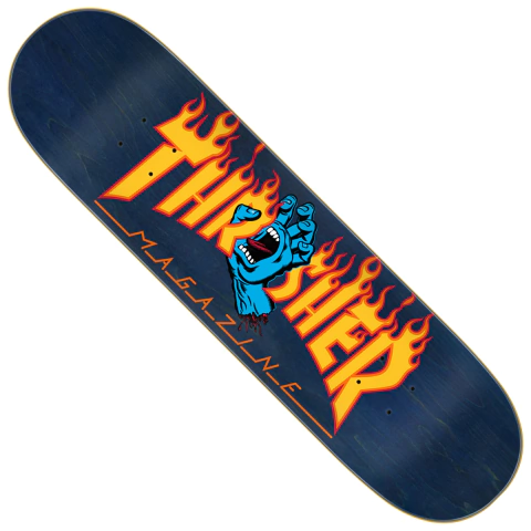 Shape Santa Cruz Thrasher Screaming Flame Logo Flame Santa Cruz Skateboard 8,25"