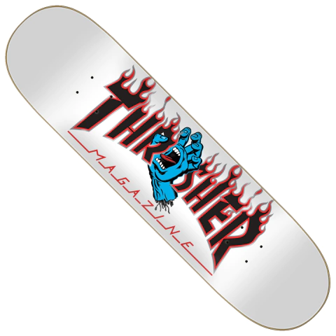 Shape Santa Cruz Thrasher Screaming Flame Logo Santa Cruz Skateboard 8.0"