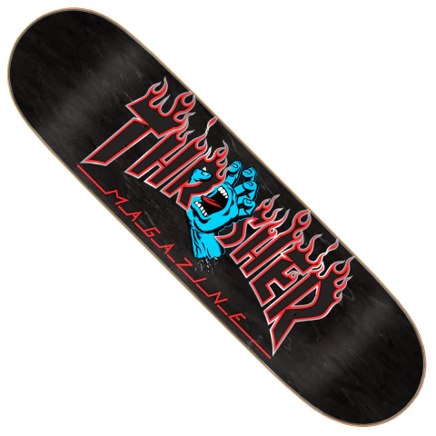 Shape Santa Cruz Thrasher Screaming Flame Logo Flame Santa Cruz Skateboard 8,5"