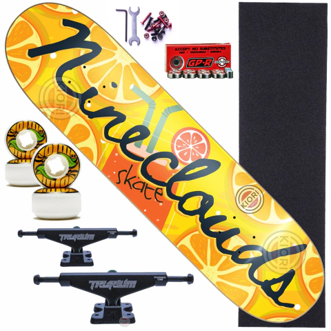 Skate completo profissional - Nineclouds 8.0" Lemon - comprar online