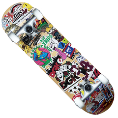 Skate Completo Profissional DGK - Stickers 8.25"