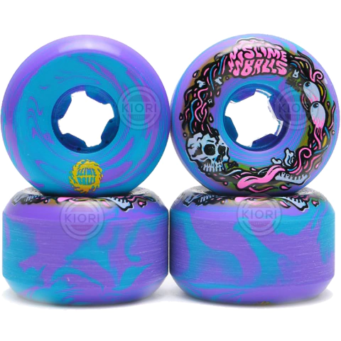 Roda Slime Balls 54mm Brains Speed Balls Blue Purple Swirl - 99a
