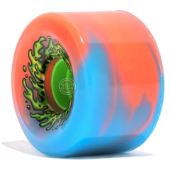 Slime balls - 66mm OG Slime Pink Blue Swirl 78a Slime Balls Skateboard Wheels - comprar online
