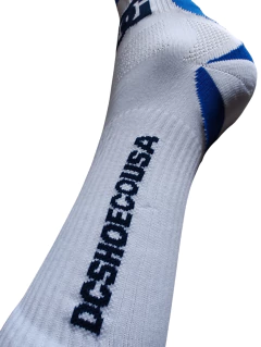 Meia DC Shoes - branca - Performance DC23A - loja online