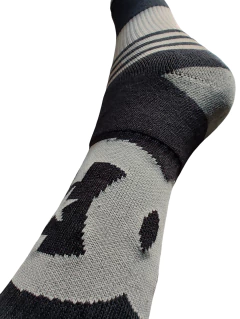 Meia DC Shoes - preta e cinza DC 17A - loja online