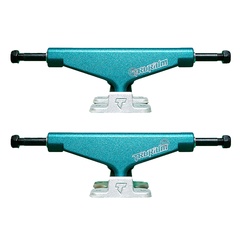 Truck Trurium 139mm - Verde e silver forjado Central ( hollow)