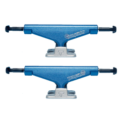 Truck Trurium 139mm - blue e silver forjado Central ( hollow)