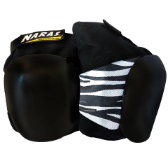 Joelheira Black - Naras Pro de impacto - Zebrada