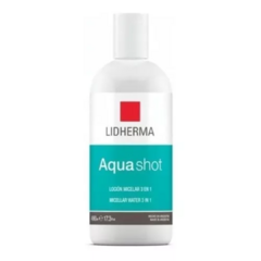 < Lidherma Aquashot Micelar Limpiador Desmaquillante 490ml