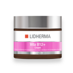 ☆ lidherma CREMA FACIAL vita B12 & BIOPOLISACARICOS 50G