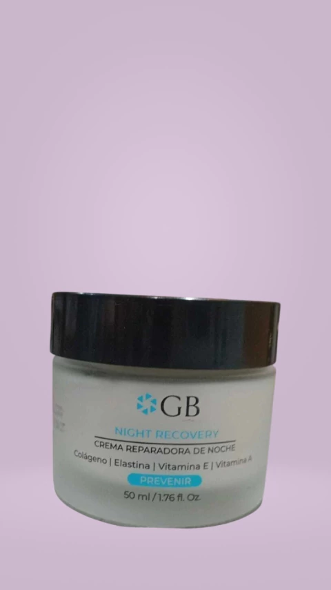 GB CREMA REPARADORA DE NOCHE NIGHT RECOVERY 50ML COLAGENO ELASTINA VIT A VIT E UREA ALOE VERA