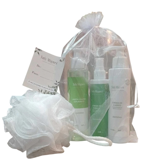 Regalo Mamá Kit Tuly Miguez Jabon Crema Manos Cuerpo Jazmin
