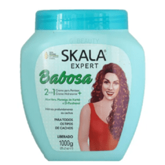 Skala Babosa Aloe Vera Máscara Vegana Hidratante Rulos X 1kg