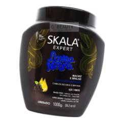 Skala Lama Negra Máscara Vegana Brillo Cabello Opaco X 1kg