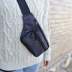 Riñonera cuatro bolsillos JASPEADA BLACK - tienda online