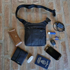 Riñonera tipo alforja JASPEADA BLACK en internet