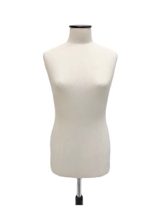BUSTO DAMA CON BASE PLATO MADERA NEGRA - comprar online