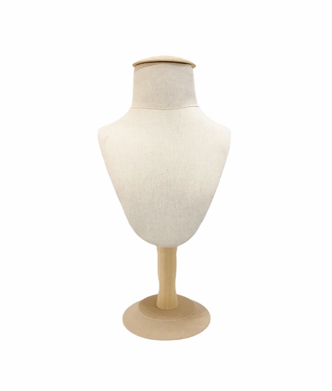 PECHERA CON BASE DE MADERA CIRCULAR CRUDA