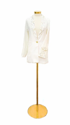 BUSTO DAMA BASE PLATO DE HIERRO BRONCE LUXURY - tienda online