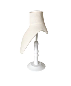 PECHERA CON BASE DE MADERA CIRCULAR BLANCA en internet