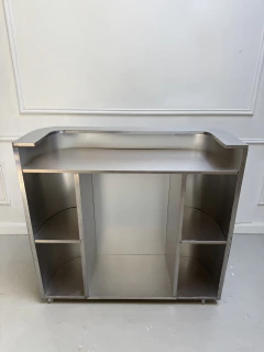 Mostrador PVC aluminio