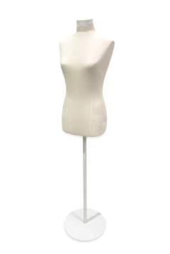 BUSTO DAMA BASE PLATO DE HIERRO BLANCA - comprar online