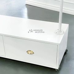 PERCHERO CAJONERA DOBLE CUADRADA en internet