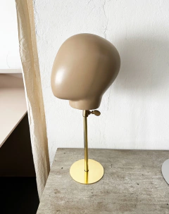 CABEZA FIBRA EXHIBIDORA BASE BRONCE - tienda online