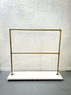 PERCHERO SOHO SIMPLE CON DOBLE BARRAL - Maniquies Argentina