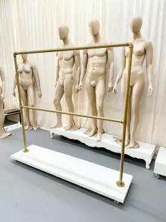 PERCHERO SOHO SIMPLE CON DOBLE BARRAL - tienda online