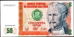 11805 PERU - 50 INTIS 1987 - FE
