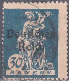 123 ... SELO DE BAYERN COM SOBRECARGA " Deutsches Reich" - 30 pf - comprar online