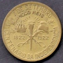 V123 REPÚBLICA - 1.000 RÉIS 1922 - 1º CENTENÁRIO DA INDEPENDÊNCIA - comprar online