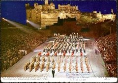 12580 POSTAL CIRCULADO NO IRLANDA - EDINBURGH CASTLE AND TATTOO