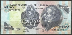 12845 URUGUAI - 50 NUEVOS PESOS SERIE G