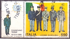 14373 ..... ITÁLIA - ENCONTRO DA POLÍCIAL EUROPEIA - 1986 - SE TENANT