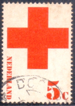 14639 ..... HOLANDA - CRUZ VERMELHA - 5 c. - USADO