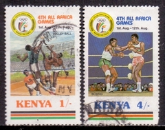 14719 .... KENYA - 4º JOGOS DA AFRICA - 1987 - USADOS