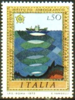 15976 ..... ITÁLIA - INSTITUTO HIDROGRÁFICO DA MARINHA - 50 LIRE - MINT