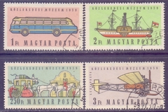 24844 HUNGRIA - MEIOS DE TRANSPORTE - 1959 - SERIE