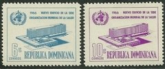 2784 REPUBLICA DOMINICANA 1966 - NOVA SEDE MUNDIAL DE SAUDE
