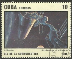 31755 CUBA - DIA DE COSMONAUTICA 1985