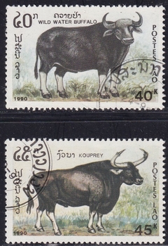 32693 ..... L A O S - BUFALOS - 1990 - USADO