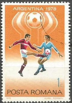 34471 ROMENIA - FUTEBOL ARGENTINA 1978
