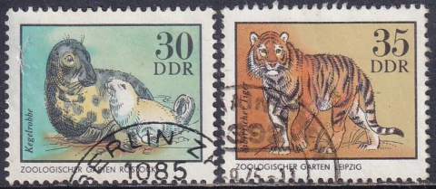 37280 ...... ALEMANHA D D R - ZOOLOGICO DE LEIPZIG - FILHOTES - USADA